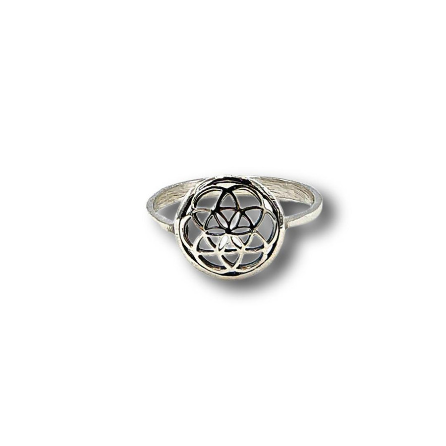 Seed of Life Ring .925 Silver (S1)