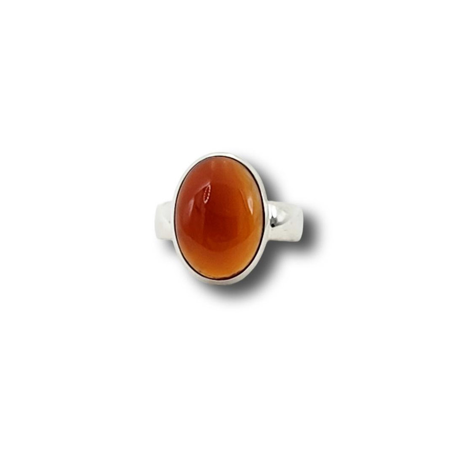 Sterling Silver Carnelian Ring