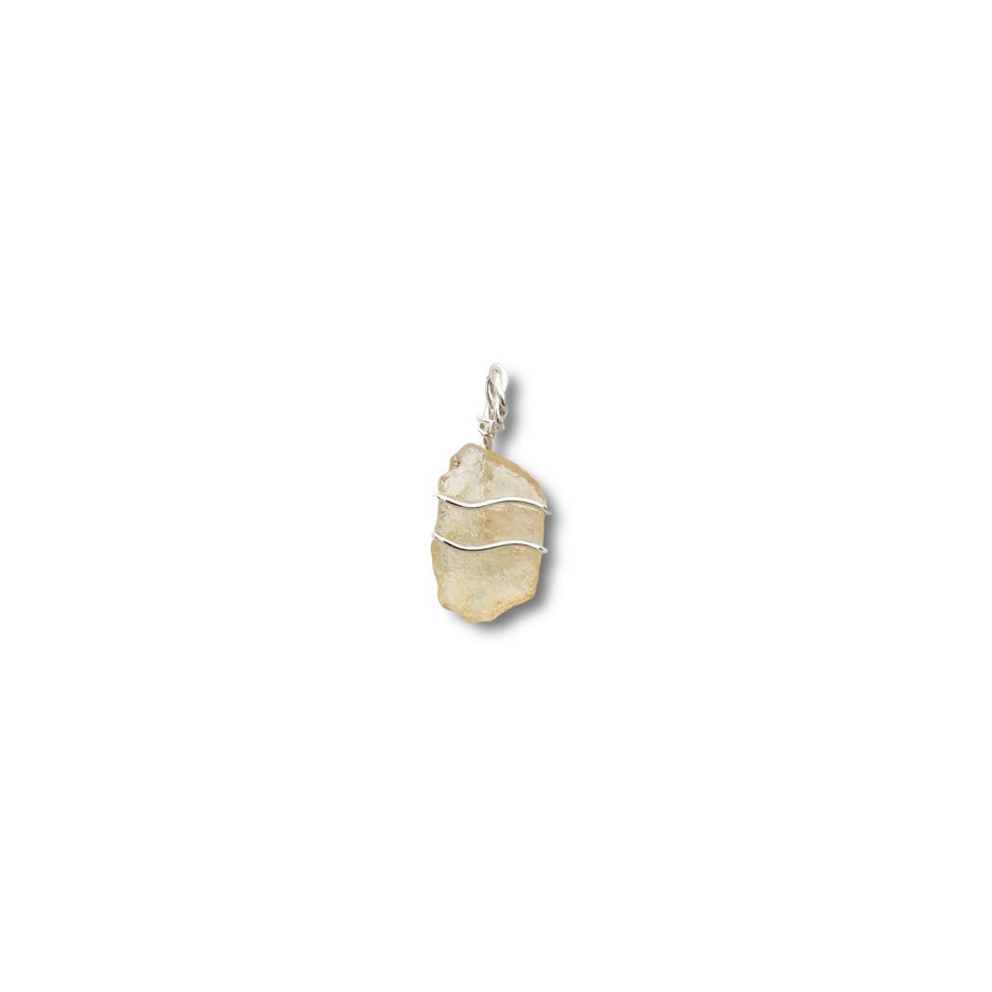 Sterling Silver Libyan Desert Glass Pendant