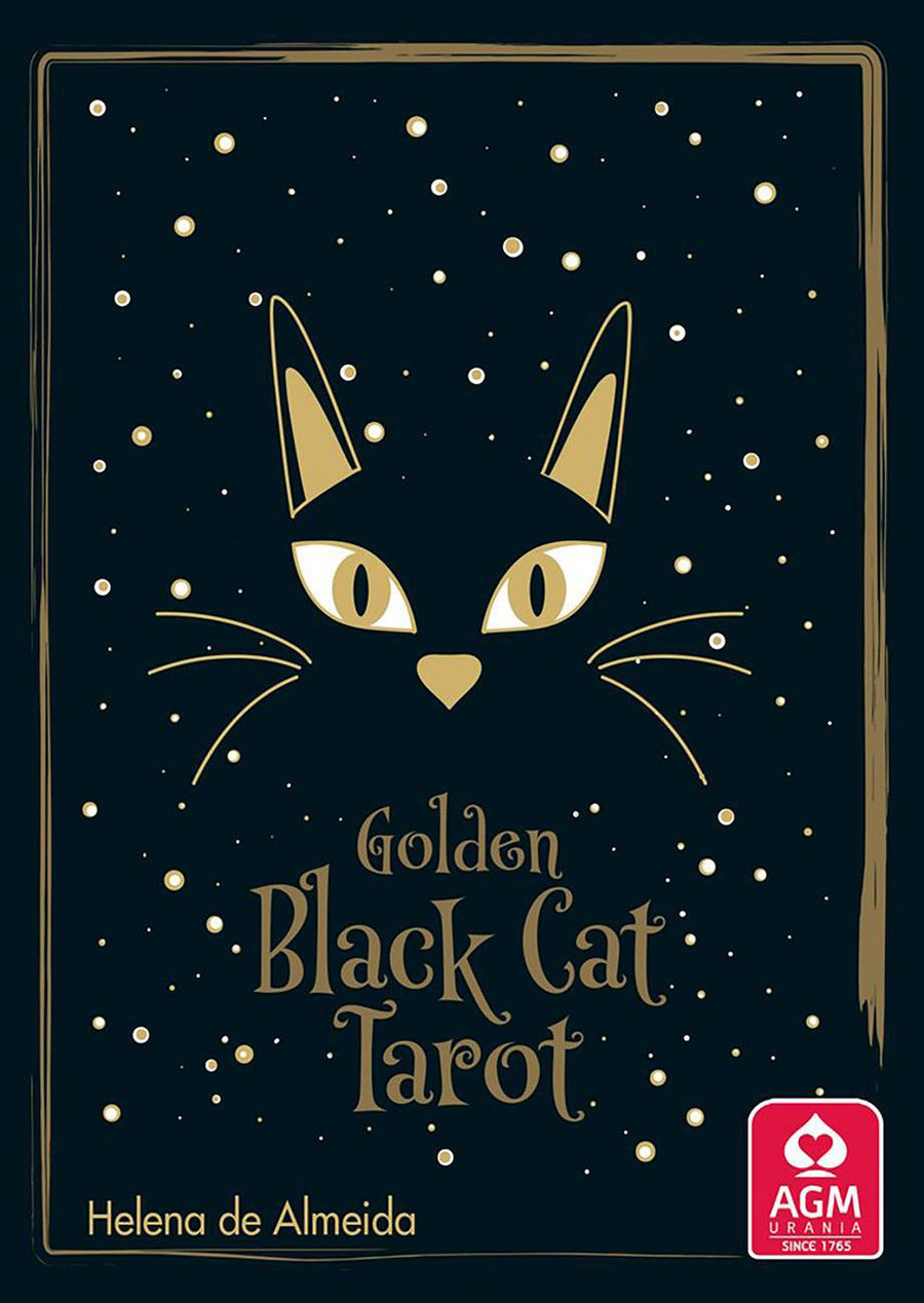 Golden Black Cat Tarot by Helena de Almeida