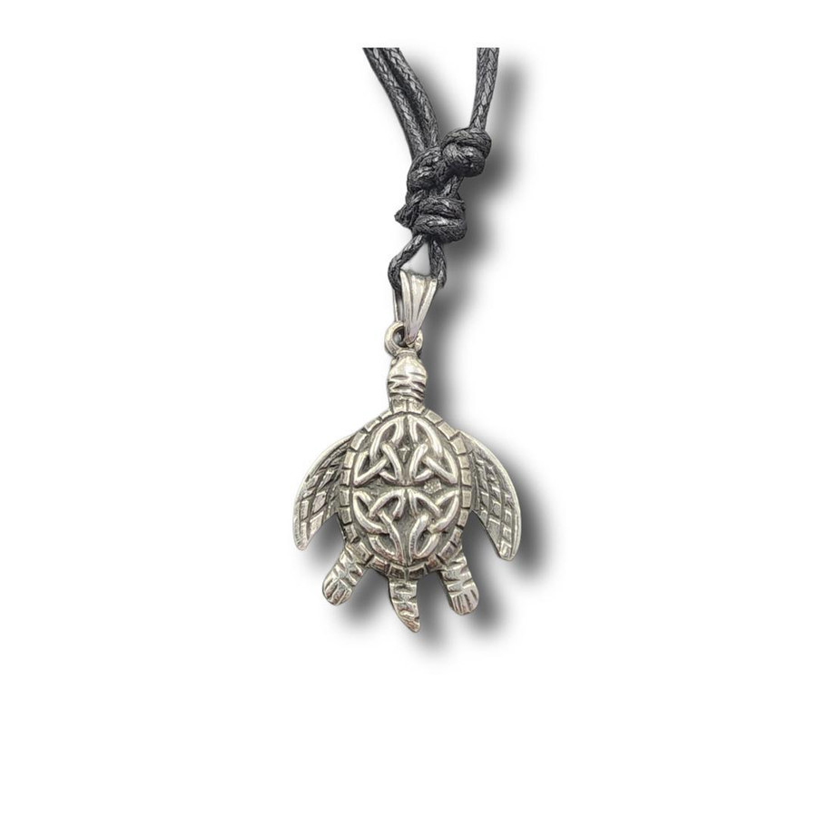 Sea Turtle Pewter Necklace