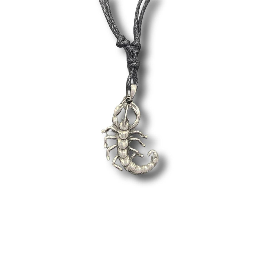 Scorpion Pewter Necklace