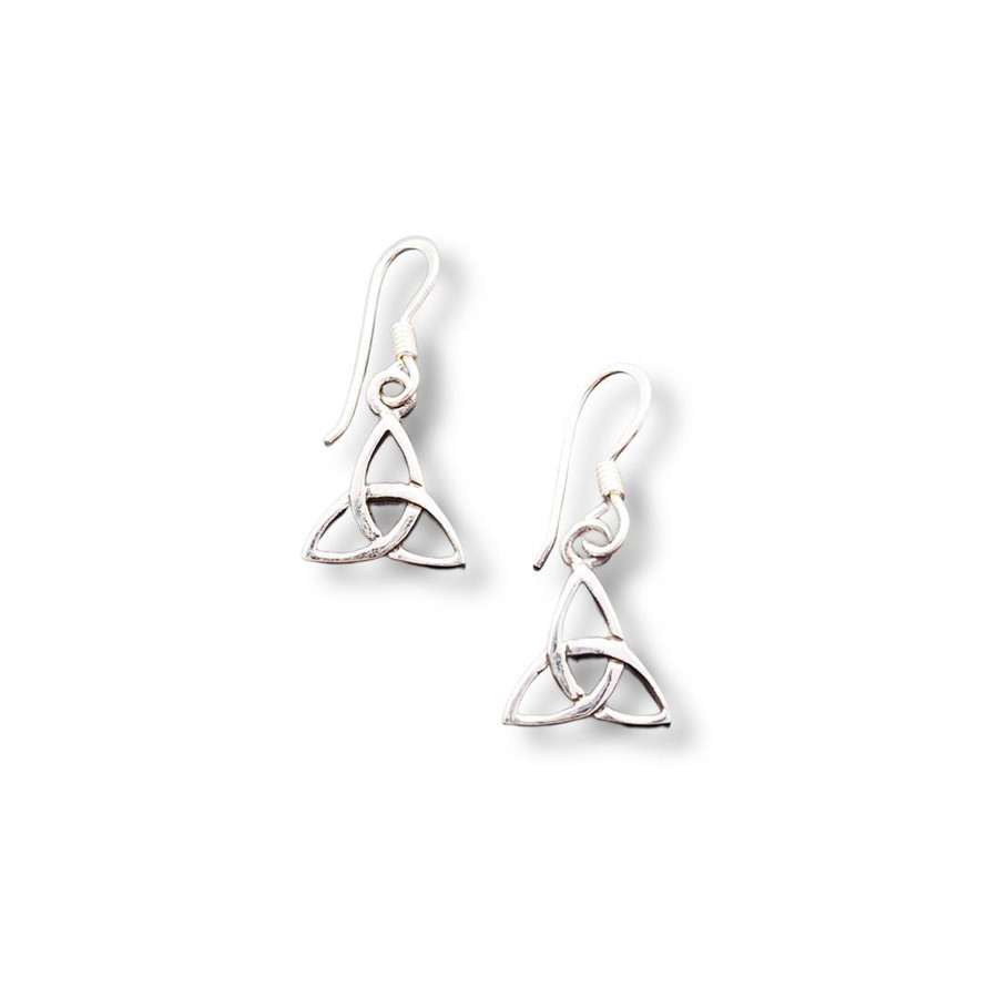 Triquetra Dangle Earrings .925 Silver (S3)