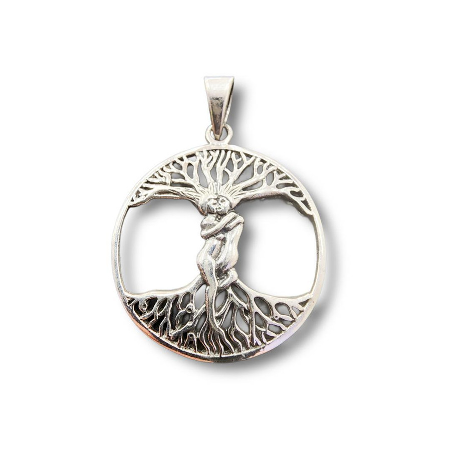 Tree of Life Embrace Pendant .925 Silver