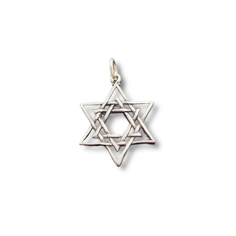 Star of David Pendant .925 Silver (S2)