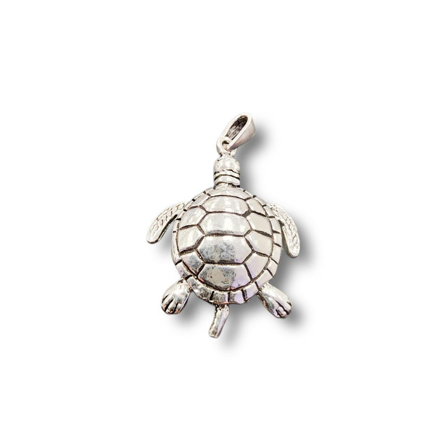 Sea Turtle Pendant .925 Silver