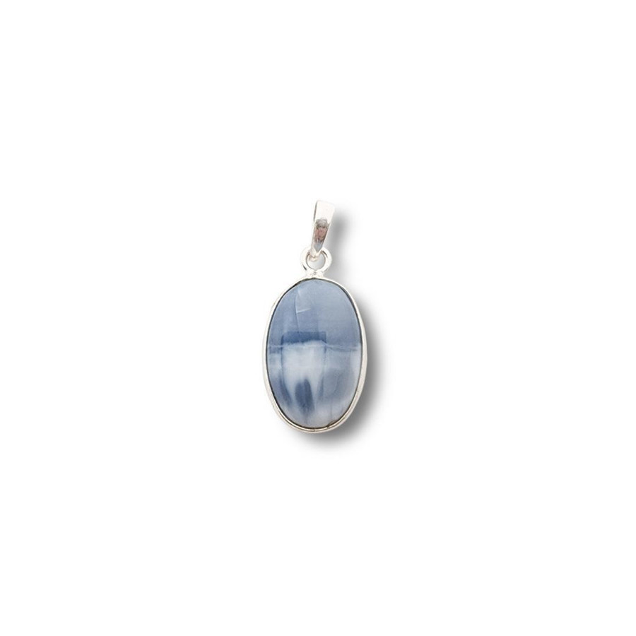 Blue Opal Pendant .925 Silver (OC4)