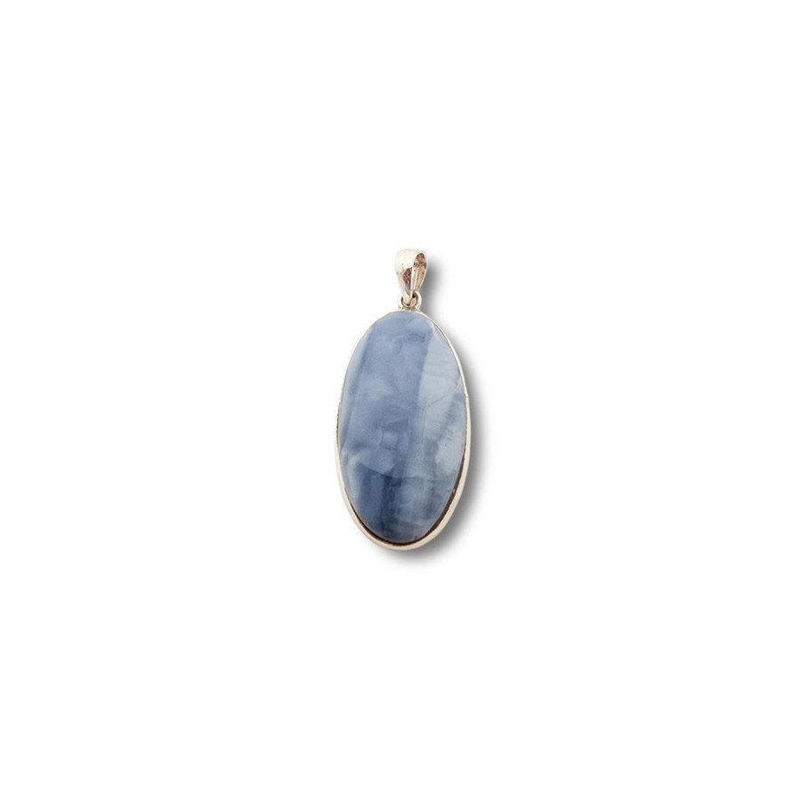 Blue Opal Pendant .925 Silver (OC)