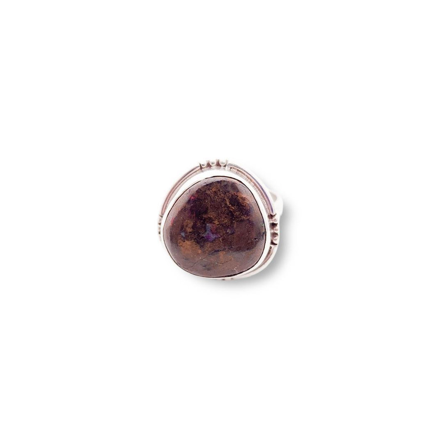 Boulder Opal Ring .925 Silver (FFC1)