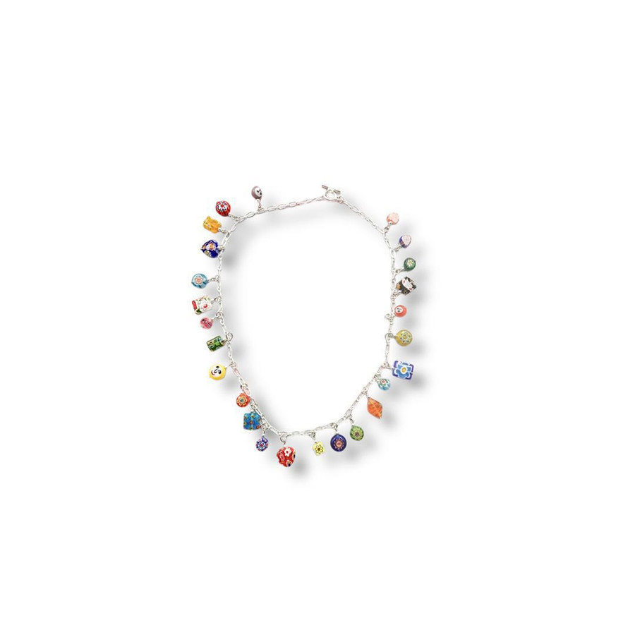 Millefiori Necklace 18"