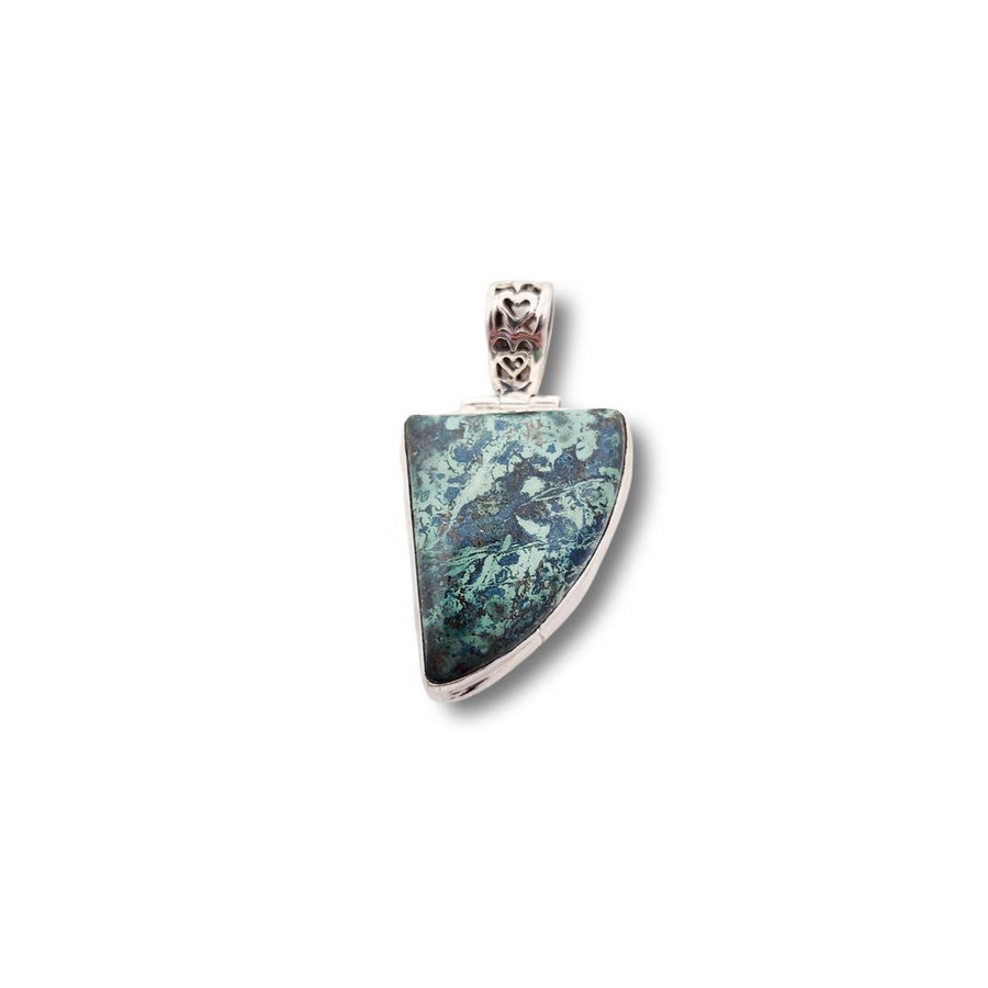 Shattuckite Pendant .925 Silver (FFC1)