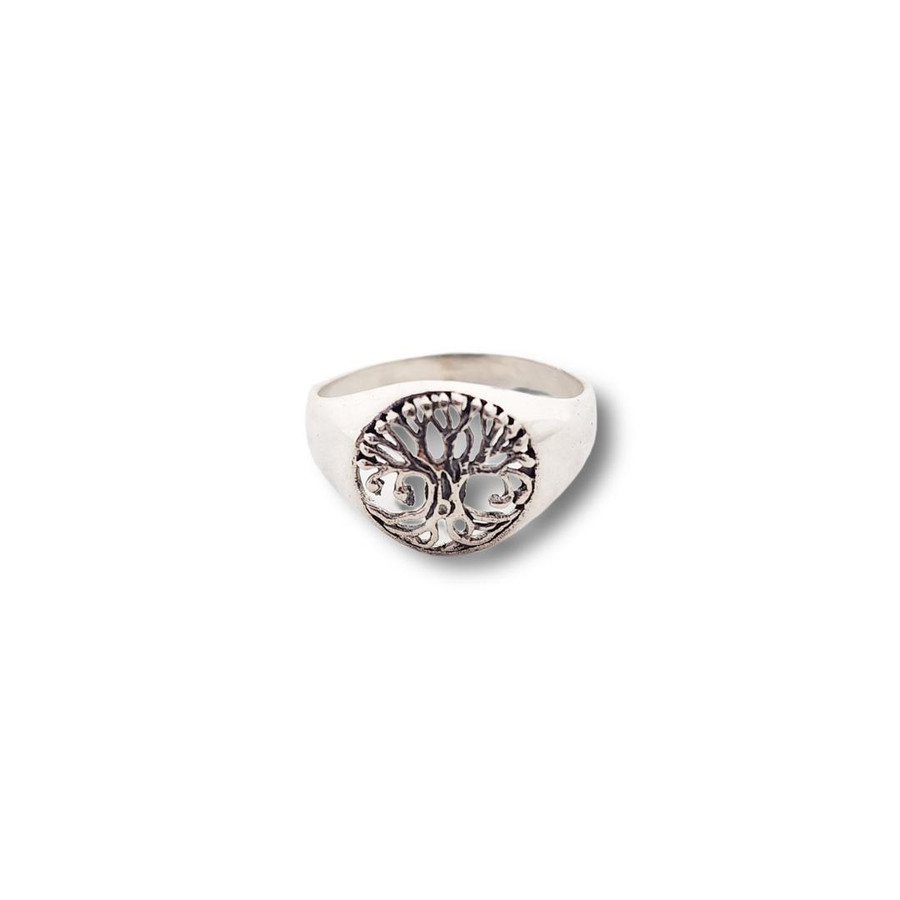 Tree of Life w/ Fruit Ring .925 Silver