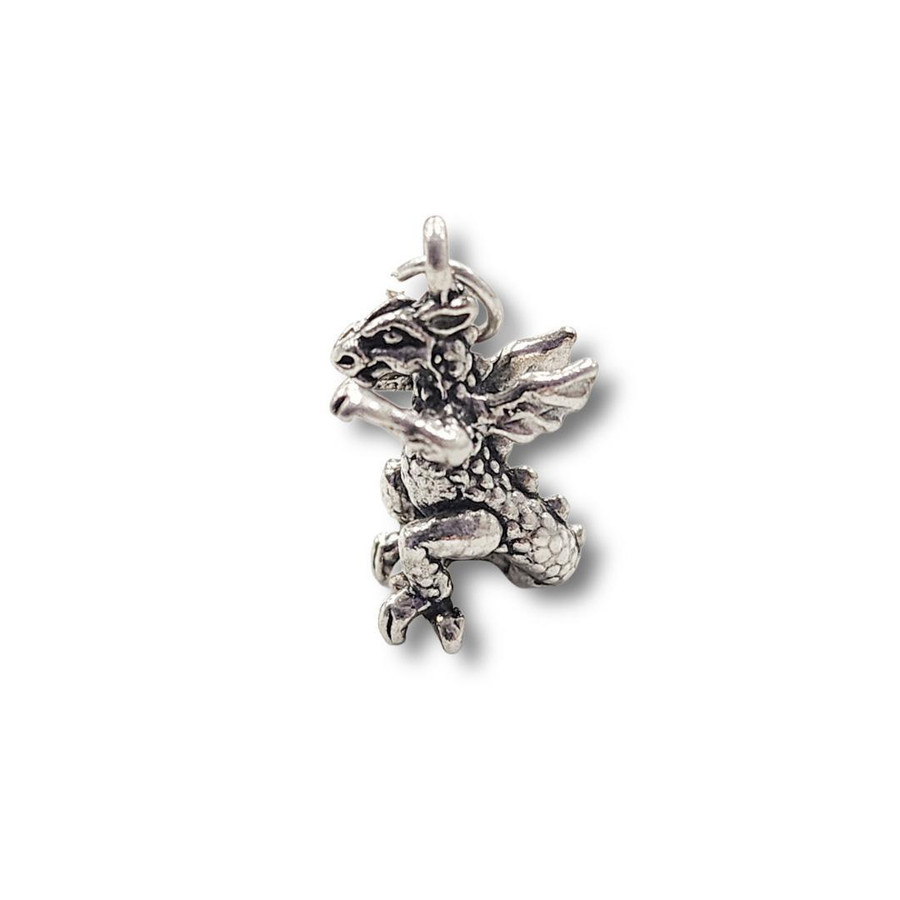 Baby Dragon Pendant .925 Silver