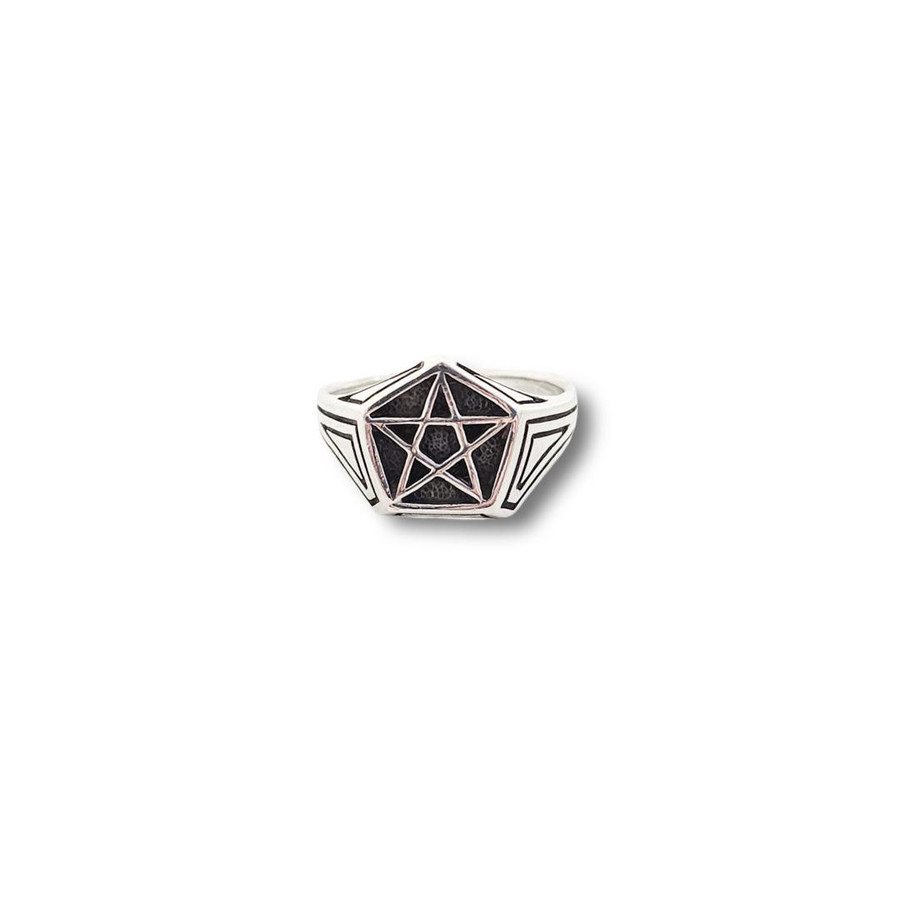 Pentagram Ring .925 Silver (S1)