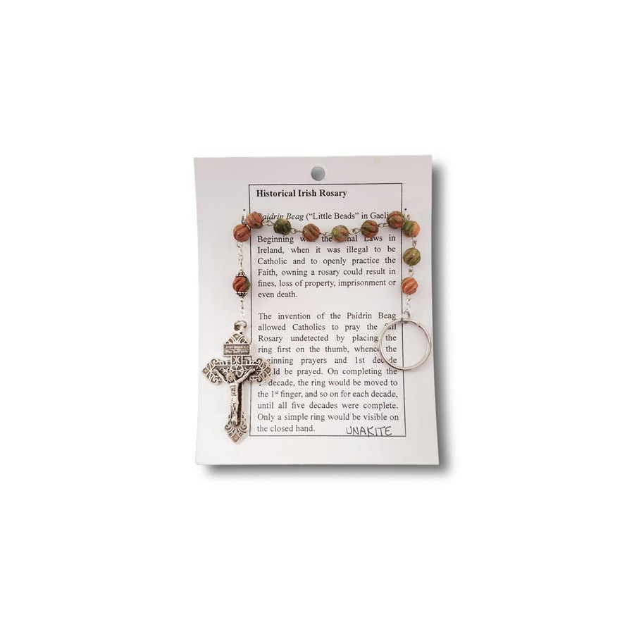 Unakite Historical Irish Rosary