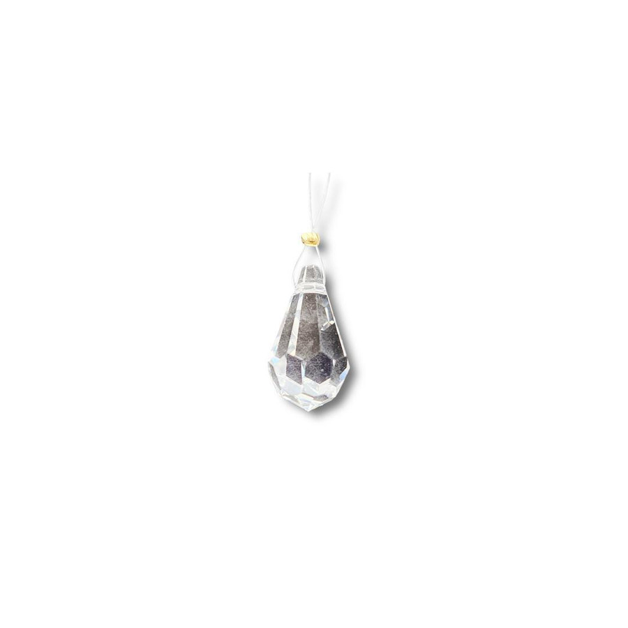 Egyptian Crystal Teardrop Prism - Clear