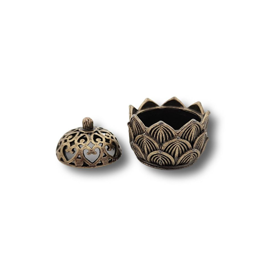 Hollow Lotus Shaped Incense Burner