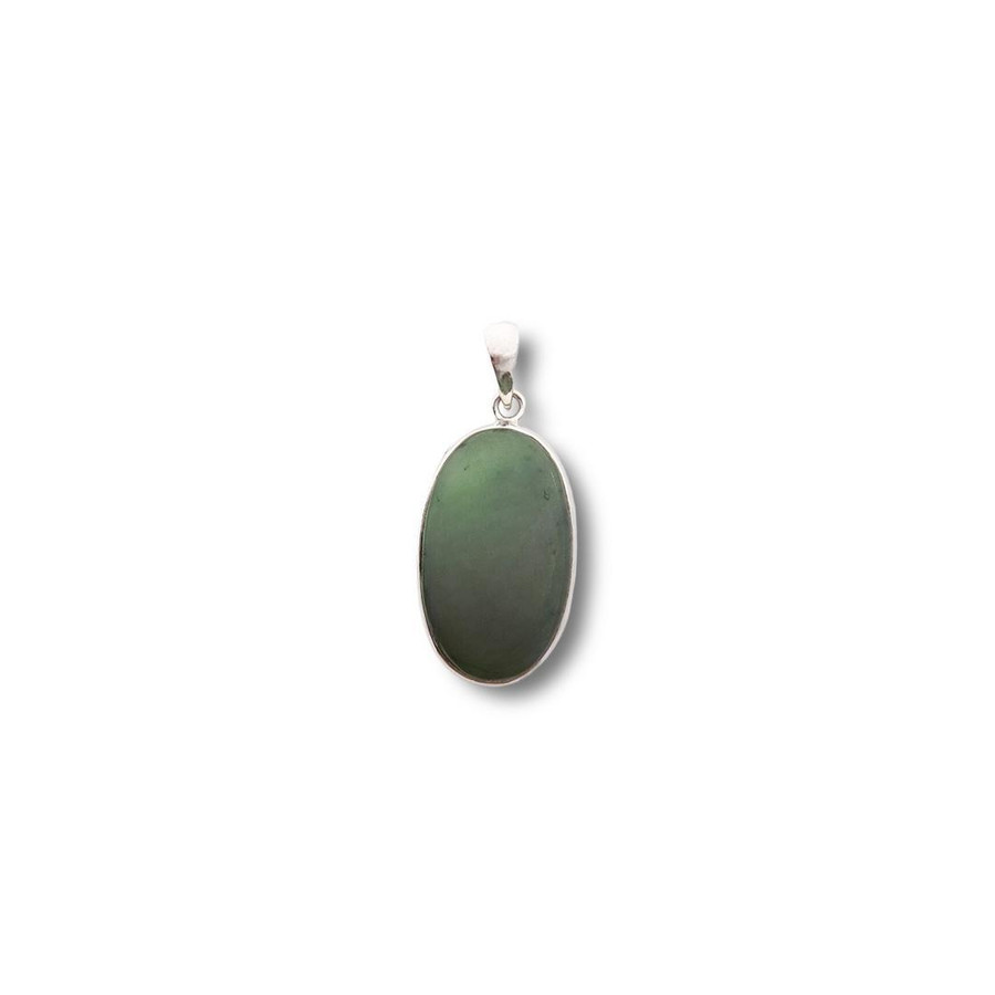 Sterling Silver Jade Pendant