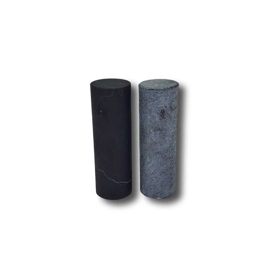 Shungite & Talkochlorite Pharaoh Cylinders 4"