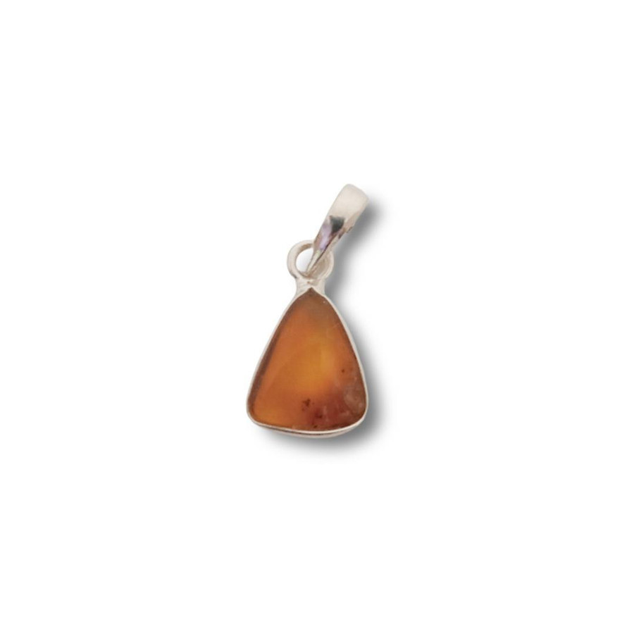 Mexican Amber Pendant .925 Silver (TC)