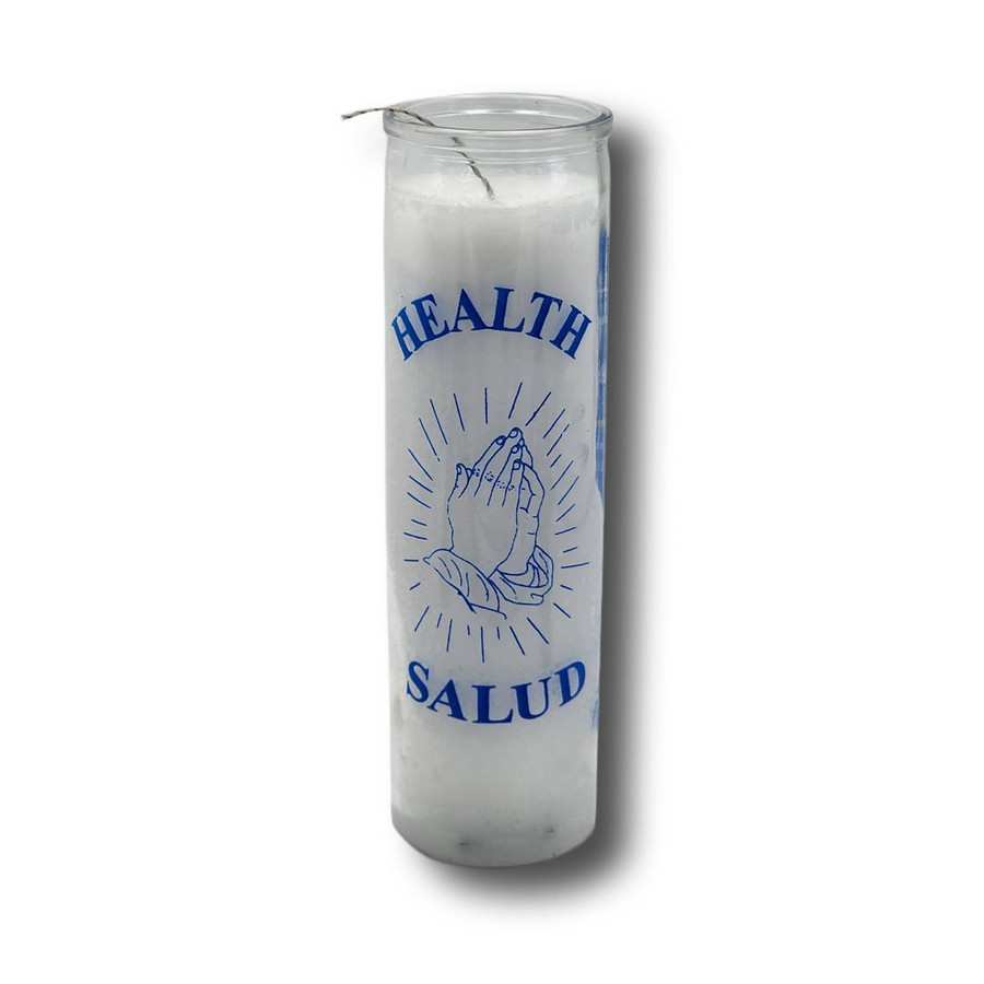 Health White 7 Day Vigil Candles 8", 470 ml