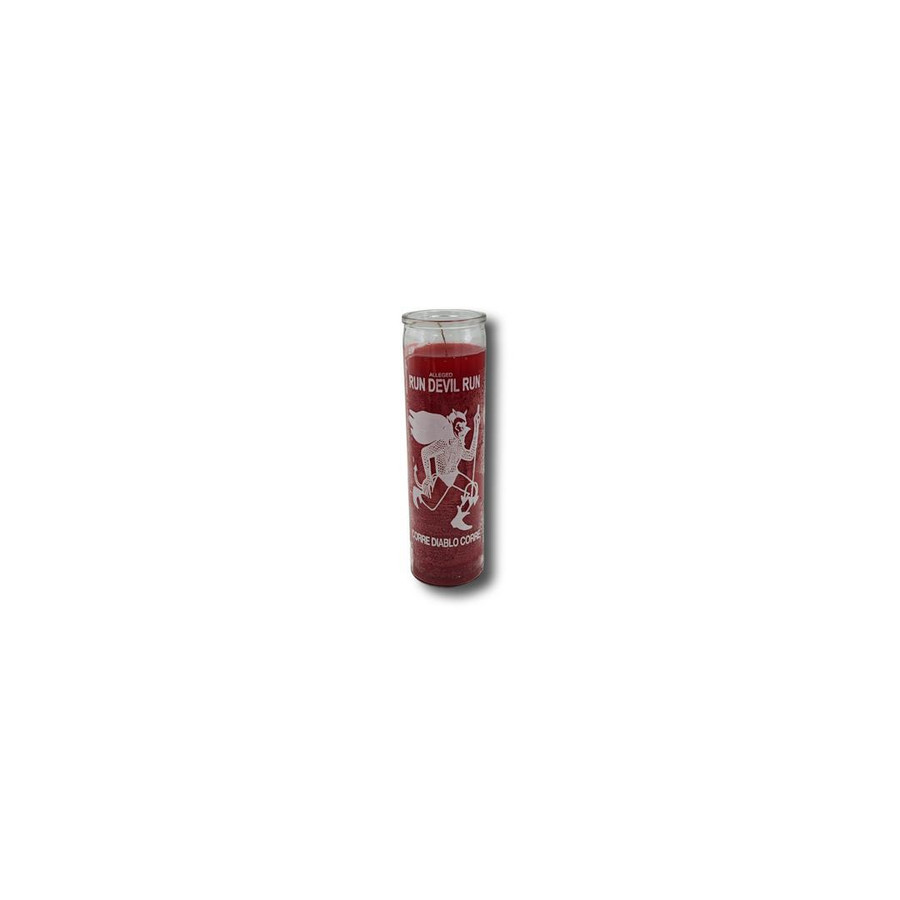 Run Devil Run Red 7 Day Vigil Candles 8", 470 ml