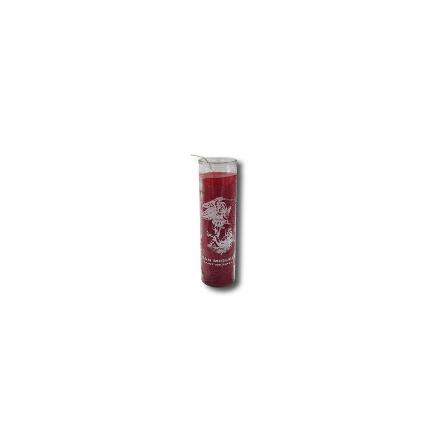 St. Michael Red 7 Day Vigil Candles 8", 470 ml