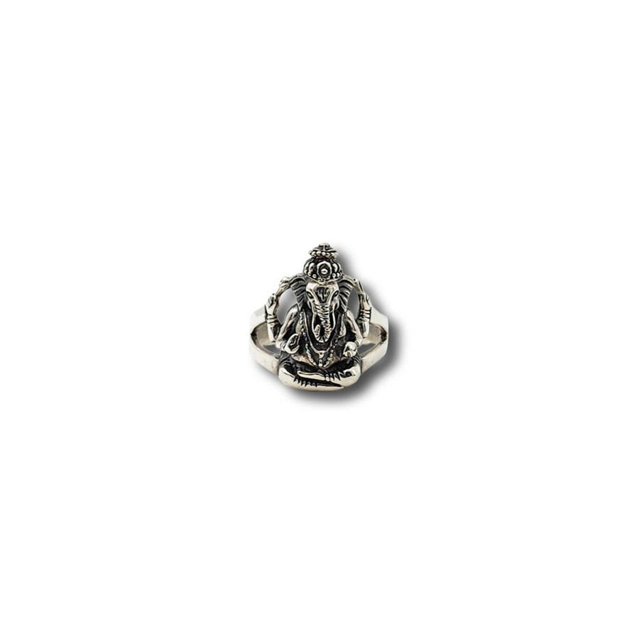 Sterling Silver Ganesh Ring