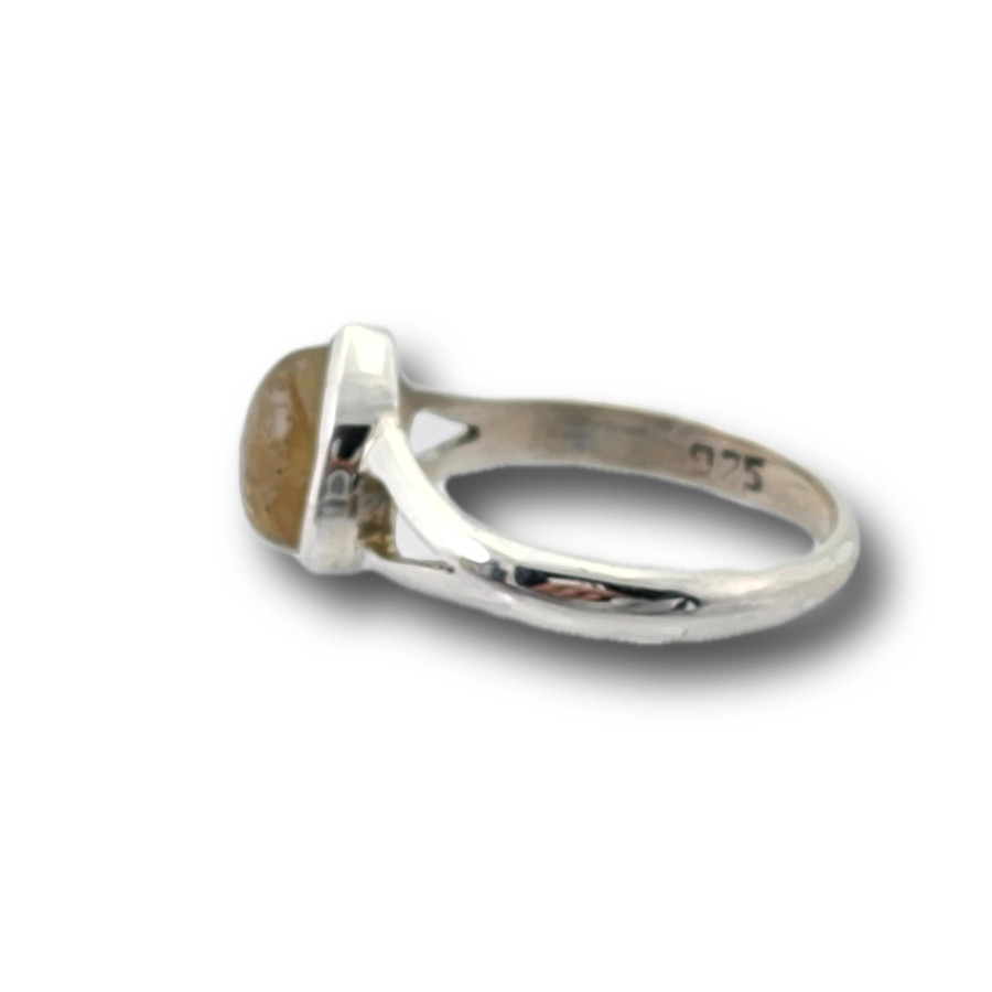 Rutilated Quartz Ring .925 Silver (TDC)