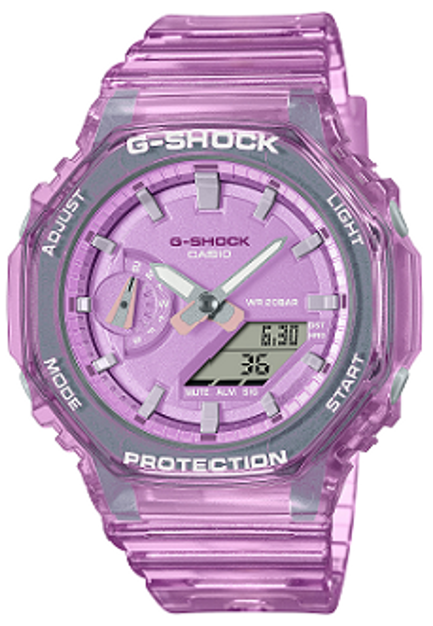 G-Shock Pink Skeleton GMAS2100SK-4A | Donaldson Watch Repair