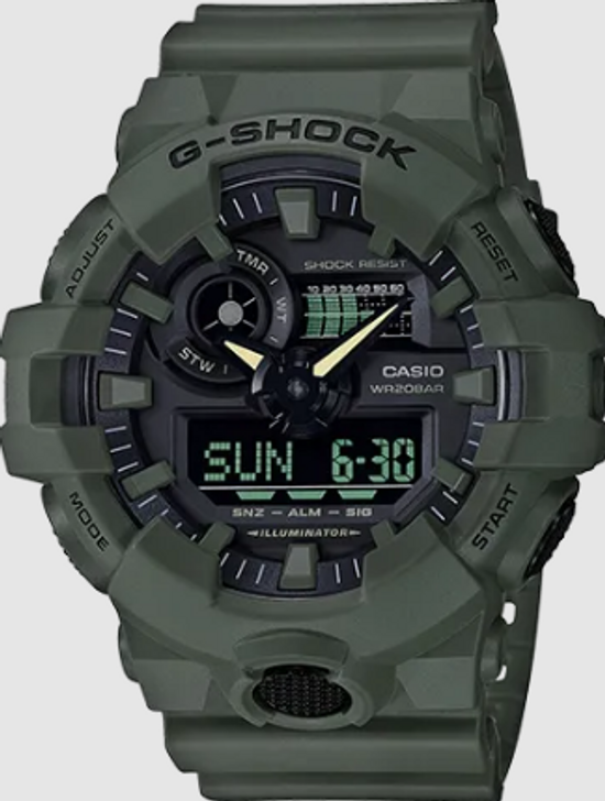 Casio G-Shock Olive Green GA700UC-3A