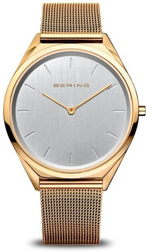 Bering Ultra Slim Polished Gold 17039-334 | Donaldson Watch Repair