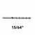 15/64" Drill Bit