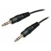 3.5 mm Audio Jack Cable, Images of a 20 Metre Long Black Audio Extension Cable with Two Jack Connectors.
