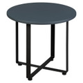 Chris Laptop Table Round Leather Top