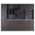 2400mm Dark Oak Executive Wall Unit