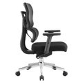 Up Ergo Medium-back Office Chair, Ergonomic Office Chair with a High-back, Cushioned Seat and Adjustable Armrests, Designed for Comfort and Support in a Professional Workspace.