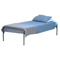 Divan Single Steel Bed 1900L x 760D x 325mm High (Welded Mesh 100 x 100 mm with No Head and Foot Rest) with Mattress
