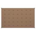 Product Info Board, Aluminium Frame - 1500 x 1200 mm - Burgundy Colour