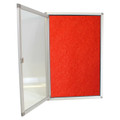 Hinged Pinning Display Case (900*600mm - Red) - Additional View 3