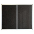 Pinning Display Case, Black Coloured Pinning Display Case Measuring 1500 x 1200 mm.