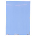 Perspex Pocket, Clear/White Backing A2 BG6002, Flat Transparent Plastic Folder with White Backing and Four Reinforced Corners.