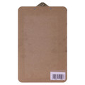 Clipboard (A4 - 355 x 230 mm - White) CB3000, Blank White Clipboard with Metal Clip at the Top for Holding Papers.