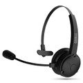 Wireless Call Centre Headset Mono CT4002, Black Mono Headset with Adjustable Microphone for Communication.