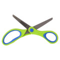 Parrot Scissors 14 cm - Lime, Pair of Scissors with Lime Green and Blue Handles and Metal Blades.