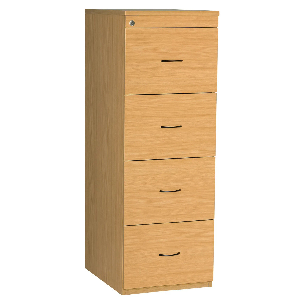 Sorted Filing Cabinet 4 Drawer in Oak Melawood | Office Stock