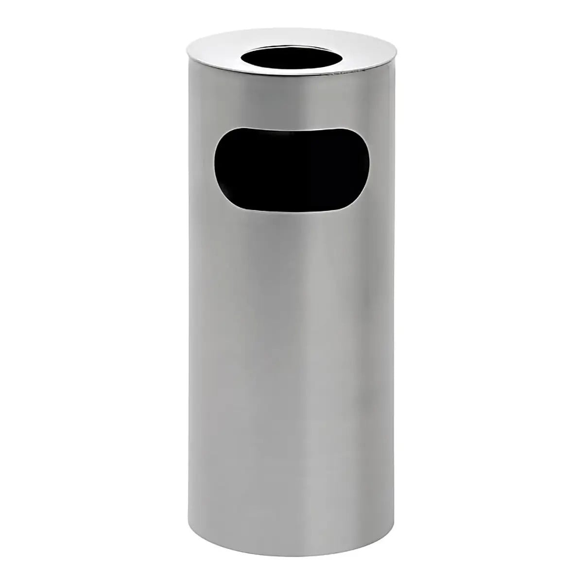 Stainless Steel Solid Standing Ashtray Litter Bin