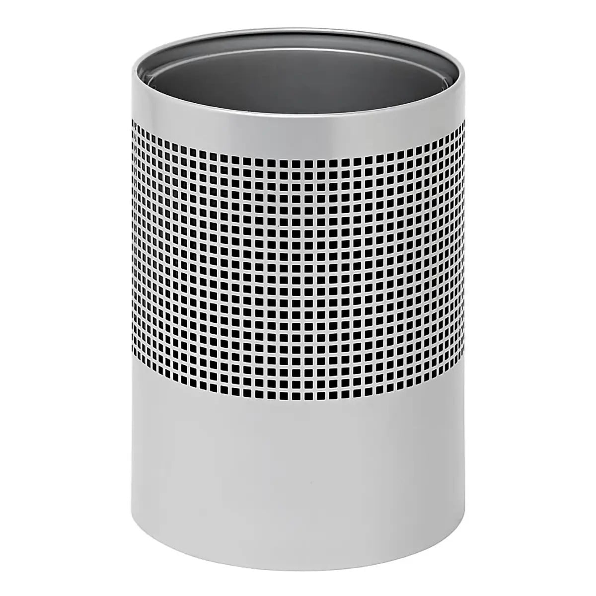 Wide Litter Bin No Lid Square Punch