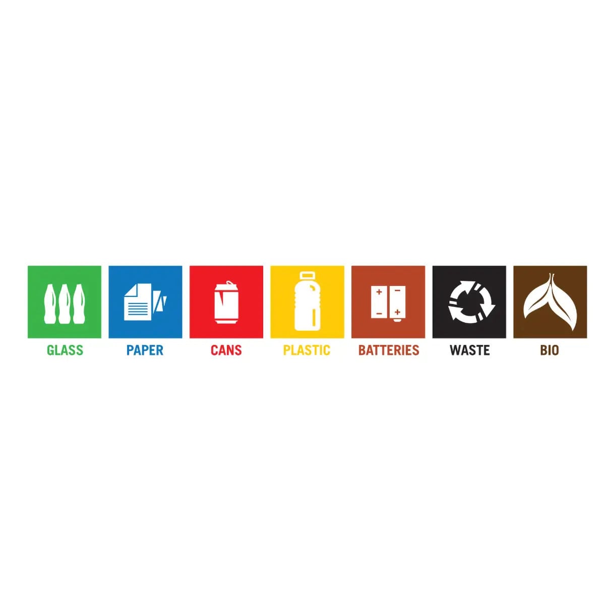 Recycling Stickers | Office Accessories | Office Stock