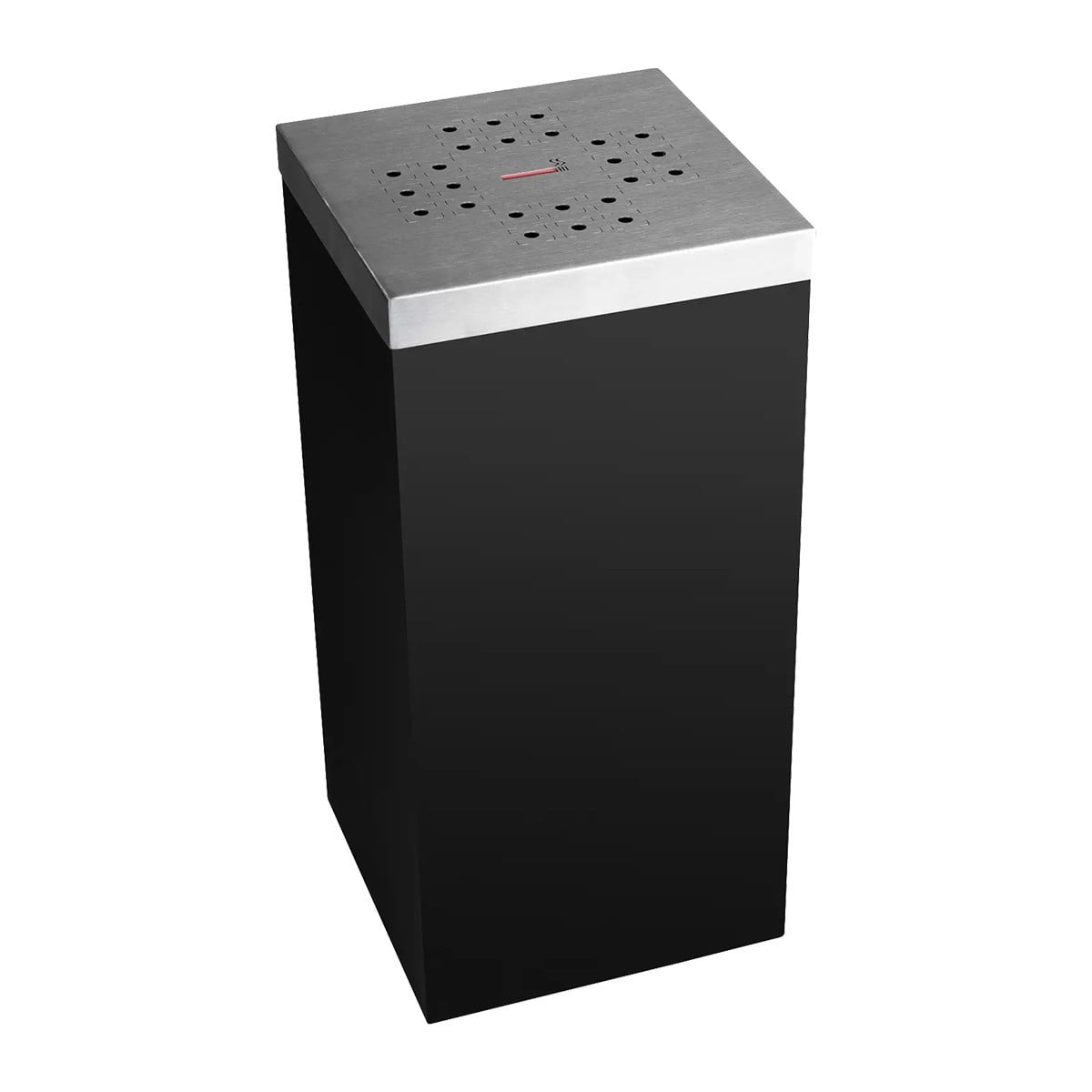 Large Ashtray Bin with a Stainless Lid